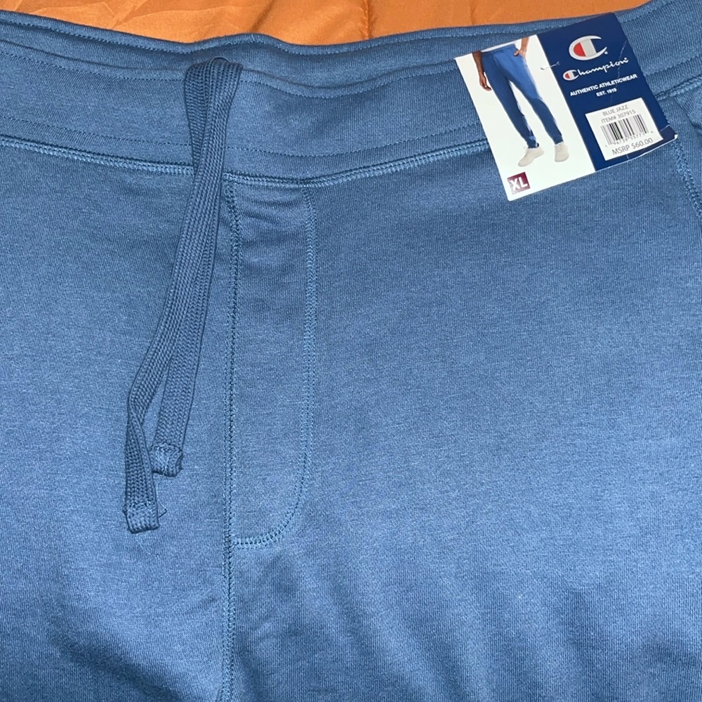 Champion jazz blue men’s with tie waistband keep you worn this winter